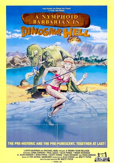 A Nymphoid Barbarian in Dinosaur Hell