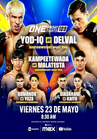 "ONE Championship MMA" ONE Friday Fights 109: Yod-IQ vs. Delval