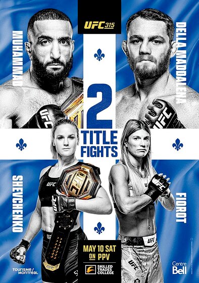 UFC 315: Muhammad vs. Della Maddalena
